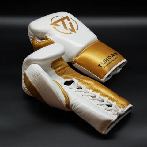 Pro Style Boxhandschuhe Weiss/Gold