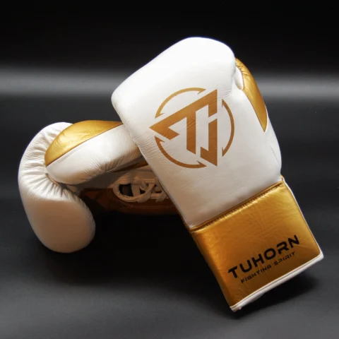 Pro Style Boxhandschuhe Weiss/Gold